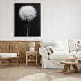 thumbnail image 2 of Stupell Industries Modern Fluffy Dandelion Stem Black & White Photography Canvas Wall Art, 36 x 48, Design by Jadei Graphics, 2 of 5