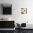 thumbnail image 2 of Stupell Industries Light Reading Dog Bath Canvas Wall Art design by Kim Allen, 17 x 17, 2 of 7