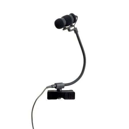 - Universal Musical Instrument Microphone Kit with 48V XLR Phantom Power Adapter (Works with Guitar, Sax, Trumpet, Piano, Flute, Violin, Drums)