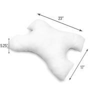 DMI CPAP Fiber Filled Sleep Apnea Pillow, Suitable for All CPAP Masks, Increases Comfort by Reducing Mask Pressure, Minimizes Air Leaks, Aligns Neck, Shoulders, and Spine
