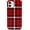 As if! Red Plaid, variant on Case for iPhone 11 Case | Into The Wild | White Snow Leopard | Classic Ultra Slim Design