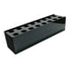 thumbnail image 2 of Jarrón de centro de mesa floral, contenedor de flores, jarrón de flores moderno de acrílico negro 40cmx10cmx10cm, 2 of 9
