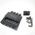 thumbnail image 2 of 1 Set 4 String Headless Bass Guitar Bridge System Electric Bass Part for Headless Electric Bass Rep, 2 of 4