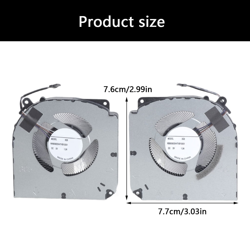 Laptops CPU GPU Cooling Fan Coolers Radiators for Mechanical Yaoshi 15Pro Pterosaur 15Pro DC5V 1A Fan