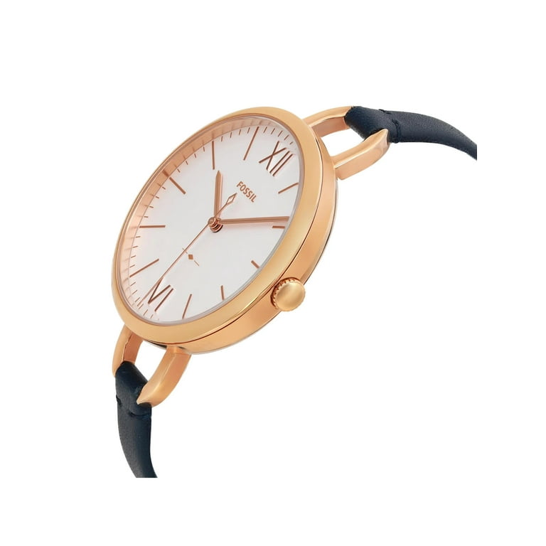 Fossil Women s ES4355 Annette Blue Leather Watch