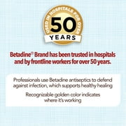 Betadine First Aid Povidone Iodine Antiseptic with No-Sting Promise, 3 Ounce Spray