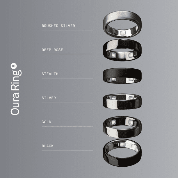 （サル）Oura Ring Balance Model サイズ8 シルバー Oura Ring 5 - Silver - Size 8 - World's Smallest Smart Ring