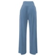 thumbnail image 4 of Elevated Women's Casual Pants High Waisted Wide Leg Trousers with Pockets for Comfortable Everyday Wear Elastic High Waisted Straight Leg Pull On Trousers, 4 of 5