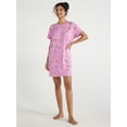 thumbnail image 6 of Joyspun Women's Short Sleeve Sleepshirt, Sizes S/M to 2X/3X, 6 of 7
