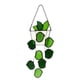 thumbnail image 1 of Happy Halloween Green Plant Artificial Decoration, Handmade Green Fake Plant Stained Glass Window Hanging, Artificial Plant Light Catcher Decorative Plant Gift For Plant Lover, 1 of 3