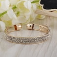 thumbnail image 2 of Pulsera de cristal de regla de escala Sunnimix para mujer dorado, 2 of 8