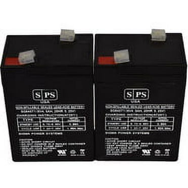 SPS Brand 6V 4.5 Ah Emergency Lights Replacement Battery (SG0645T1) for SureLite 2678 (2 Pack)