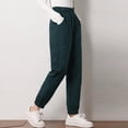 thumbnail image 5 of Plebaso Fall Winter Pants for Women Solid Color Elastic Waist Keep Warm Long Pants Ladies Casual Full Length Pants, 5 of 6