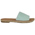 thumbnail image 2 of Soda Shoes Women Flip Flops Espadrille Slippers Slip On Sandals Slides Casual Peep Toe Beach EXOTIC-S Light Green Mint 6, 2 of 3