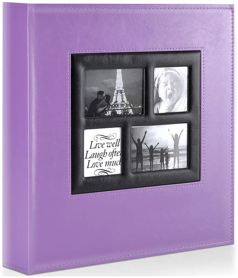 Photo Album 4x6 1000 Pockets Pictures, Extra Large Capacity Vintage