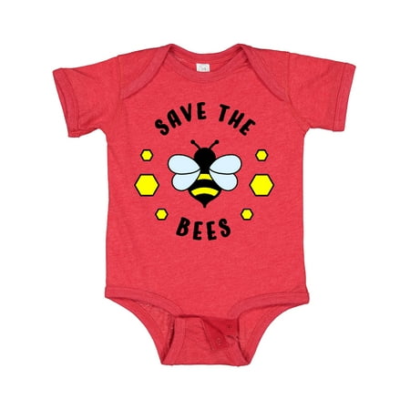 

Inktastic Save the Bees Gift Baby Boy or Baby Girl Bodysuit