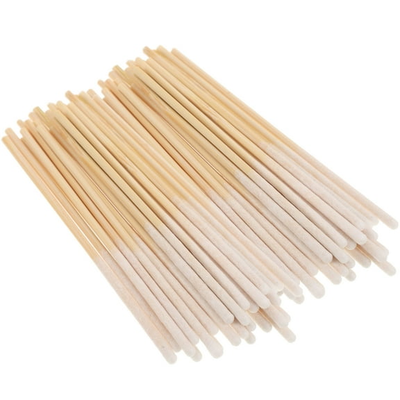 Topbathy 150Pcs Disposable Ear Cleaning Cotton Swabs Long Cotton Sticks for Effective Daily Use