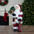 thumbnail image 2 of Northlight 2' Standing Santa Christmas Figure with Presents, 2 of 5