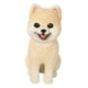 thumbnail image 2 of Figura de perro Pomerania, adorno artesanal, linda decoración portátil para coche, cachorro Albaricoque, 2 of 9