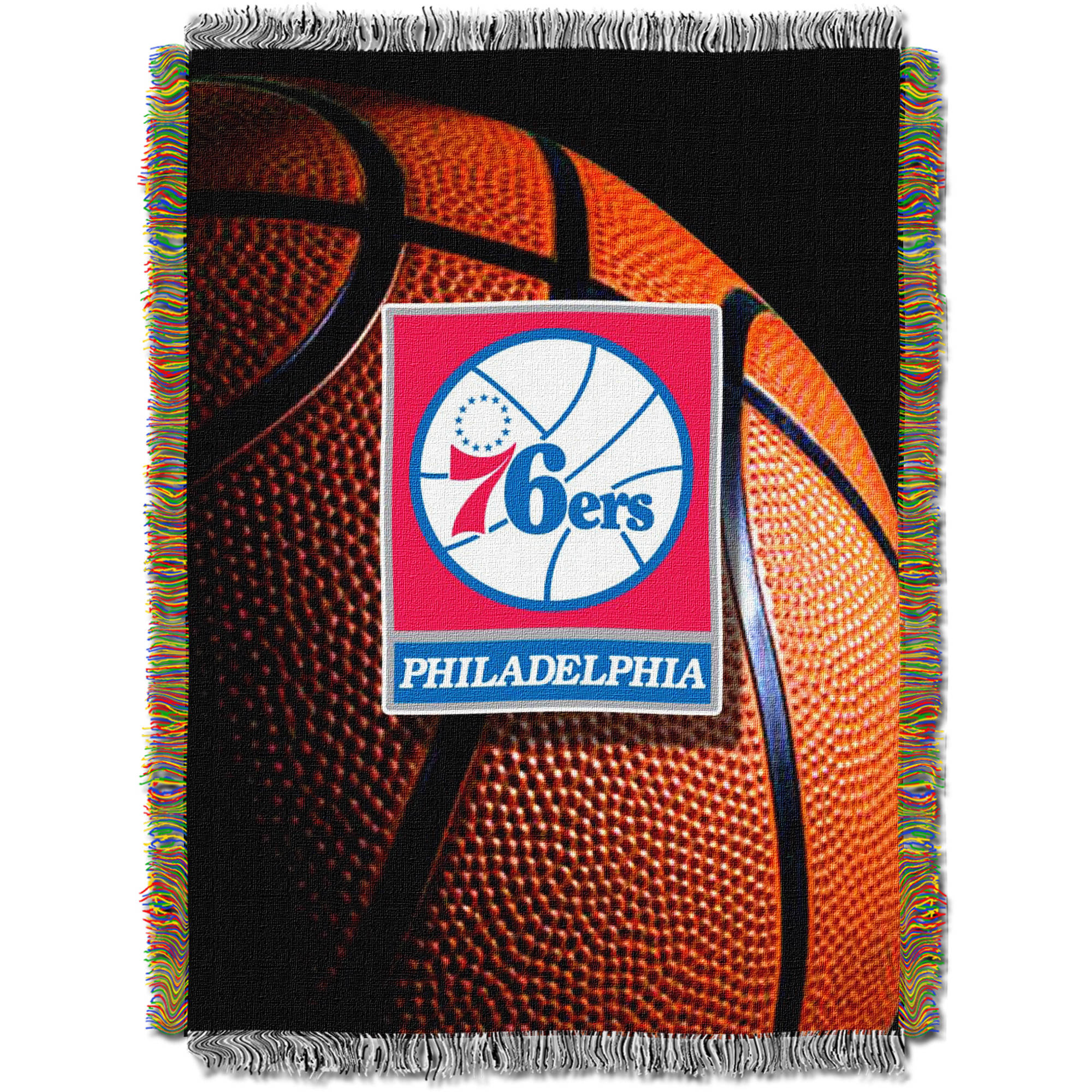 NBA 48" x 60" Photo Real Series Tapestry Throw, 76ers