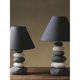 thumbnail image 4 of Lámpara de noche for dormitorio, cerámica y tela, creativa, cálida, for sala de estar, dormitorio, escritorio, adornos decorativos., 4 of 4