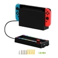 thumbnail image 2 of Soporte RGB para montaje en pared 7 ranuras para tarjetas de juego para consola Switch/Switch color negro, 2 of 5