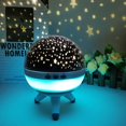 thumbnail image 1 of Multiple Colour Projection Lamp, Colorful Dream Stars and Moon Night Light for Kids, Fancy Effect Light, for Bedroom Lighting or Children Bedroom Decorating, 1 of 9