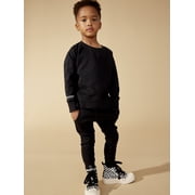 Little Star 100% Organic Cotton 2-Piece Toddler Boy Sweatshirt & Pant Set