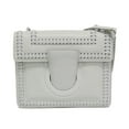 thumbnail image 1 of Pre-Owned Salvatore Ferragamo Gancini DY-21 H038 Women's Leather Shoulder Bag White, 1 of 19