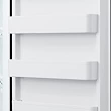Smad 17 Cu ft Upright Single Door Conversion Freezer/Refrigerator, Frost Free, Freestanding, Stainless steel