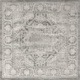 thumbnail image 2 of JONATHAN Y MODERN PERSIAN 6' Square Area Rug, Vintage Medallion - Light Gray, MDP100A-6SQ, 2 of 8