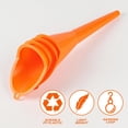thumbnail image 4 of Oil Funnel 3-Pack, Multi Function Plastic Long Neck Oil Funnel - for All Automotive Oils Lubricants Engine Oils Water Diesel Fuel Kerosene(Orange&Red&Black), 4 of 7