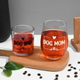 thumbnail image 5 of Gingprous Dog Mom Wine Glass and Dog Dad Whiskey Glass Set, Gifts for Parents Dog Lovers, Mom and Dad Gifts, Christmas Gifts for Parents, 5 of 8