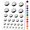 Black, variant on Meteorite Asteroid Space Rock Debris Water Resistant Temporary Tattoo Set Fake Body Art Collection - Black