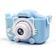 thumbnail image 1 of Juguete portátil de la cámara Selfie del niño de la historieta para los regalos del partido de los niños azul del gato Ndcxsfigh Libre de BPA, 1 of 6