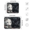 thumbnail image 3 of Dish Drying Mat Kitchen Pad Large Counter Absorbent Dish Mats Drainer White Leopard Black Panther, 3 of 8