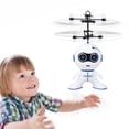 thumbnail image 4 of Robot volador eléctrico de inducción con control remoto, ideal como regalo de cumpleaños para niños y niñas., 4 of 12