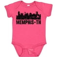 thumbnail image 3 of Inktastic Memphis City Skyline with Grunge Boys or Girls Baby Bodysuit, 3 of 5