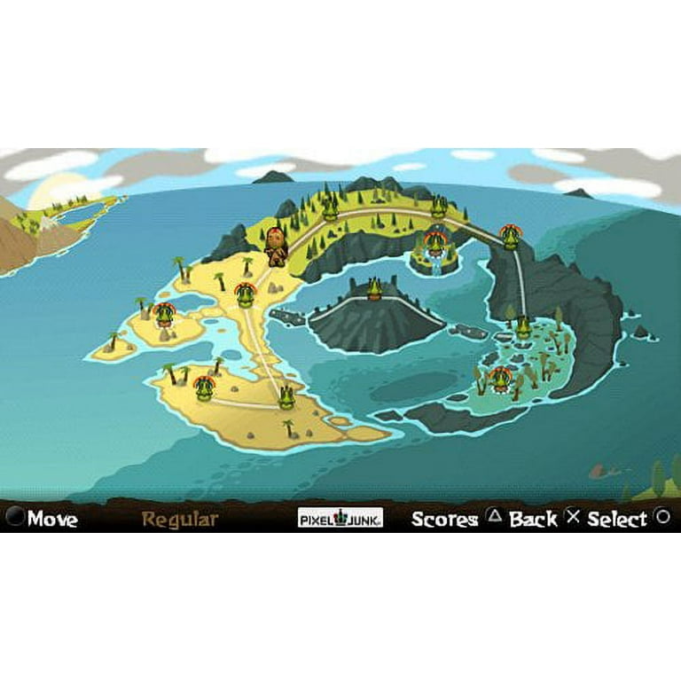 Pixel Junk Monsters Deluxe for Playstation PSP - Walmart.com