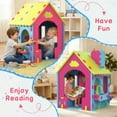 thumbnail image 4 of iRerts Kids Playhouse, EVA Foam Cottage Playhouse for Kids Ages 2+, Indoor Play House with Play Kitchen, Toddler Play Equipment Toys Pretend Playhouse for Boy Girl Gifts, No-Tools Required Assembly, 4 of 8