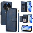 thumbnail image 3 of Funda para OPPO Find X6 5G Cartera de Mano con Cremallera y Correa Cruzada Desmontable, 3 of 5