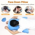 thumbnail image 4 of Face Down Pillow for Sleeping After Eye Surgery Head Positioning Prone Pillow for Massage Napping Tanning Pillow with Face Hole Doughnut Bed Cradle Cushion Detached Retina Vitrectomy Recovery, 4 of 6