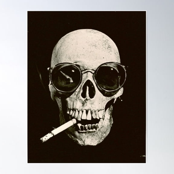 Warren Zevon Skull Poster Wall Art, Modern Wall Decor For Living Room Bedroom, 8x12 UNFRAMED