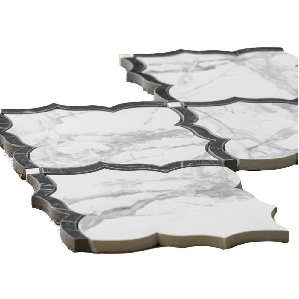 The Tile Life Stately Hudson Mountain Treasure Porcelain Mosaic Wall Tile, 9.5 x 15 in, 6-Piece