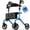 Blue, variant on VOCIC Lightweight Rollator Walker with Seat for Seniors, 8" All-Terrain Wheels, 300 lbs Capacity, Aluminum, Blue