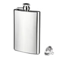 thumbnail image 2 of 10Oz Stainless Steel Pocket Hip Flask Whiskey Liquor Screw Cap, 2 of 2