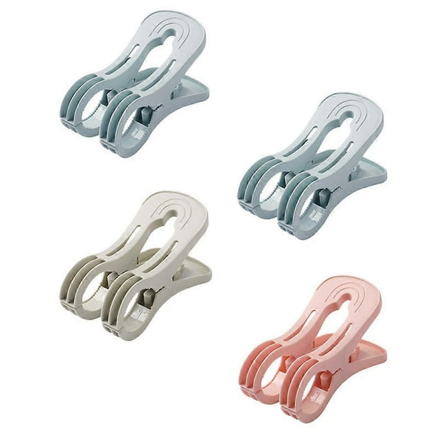 Clothespins Laundry 4Pcs Versatile Clips For Quilts Underwear And Hats Home Drying And Storage Solution
