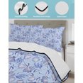 thumbnail image 4 of Twin Size Down Alternative Comforter, Lightweight Comforter Quilt Bedding Set with Pillow Shams All Seasons Bed Comforter Duvet Insert 68"x86", 4 of 7