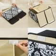 thumbnail image 2 of Storage Box with Double Lid, Large Capacity Foldable Fabric Storage Box with Removable Divider for Home Bedroom Office, 2 of 18