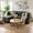 Dark Green, variant on Advwin 3-Seater Oversized Modular Sectional Sofa with Storage Under Each Seat & Ottoman, Modern Chenille Sectional Couch Sleeper with Extra Wide & Deep Seats for Living Room, Orange